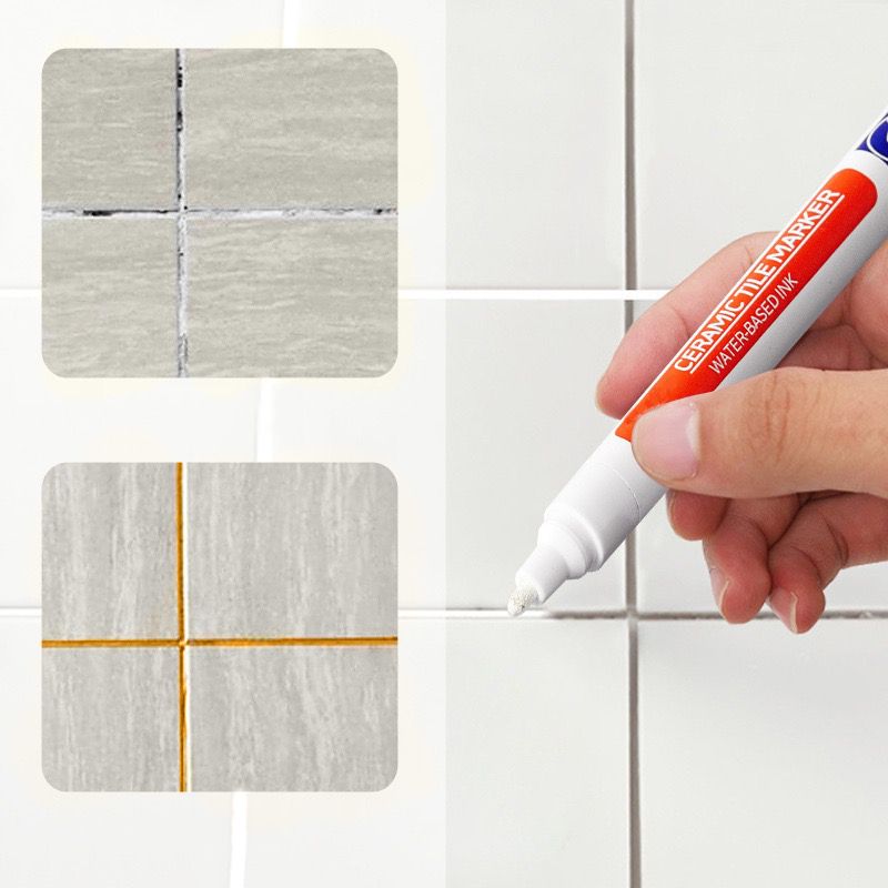 Anti-Mould Waterproof Tile Grout Pen | Tile Joint Repair & Refinishing Marker
