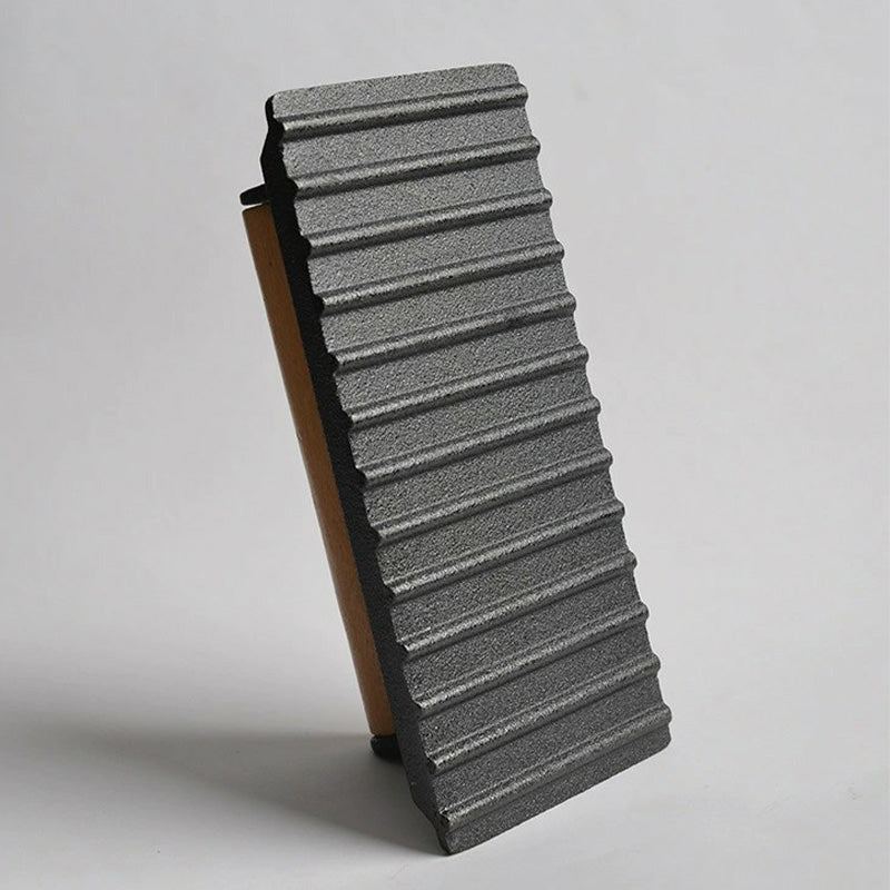 Cast Iron Steak & Burger Press with Wooden Handle Even Heat Distribution