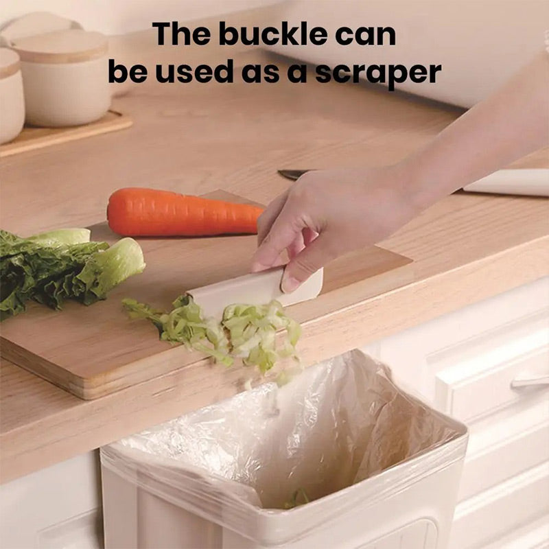 Collapsible Hanging Trash Can for Kitchen Cabinet Door Space-Saving Waste Bin (6L/11L)