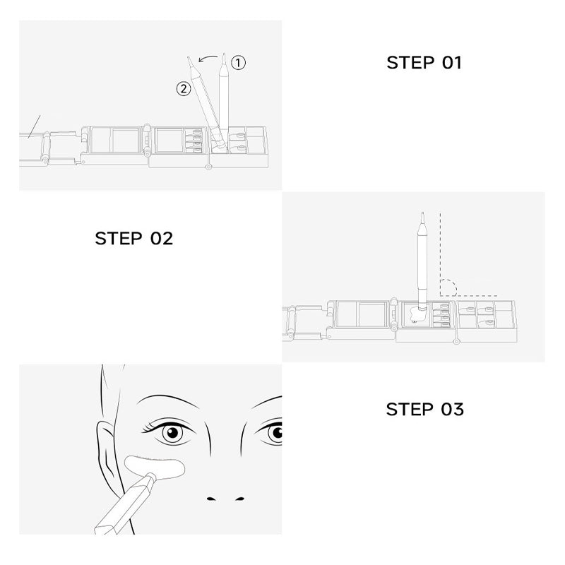 2026!3-in-1 Kit: Eyeliner and Lower Lash Stamp