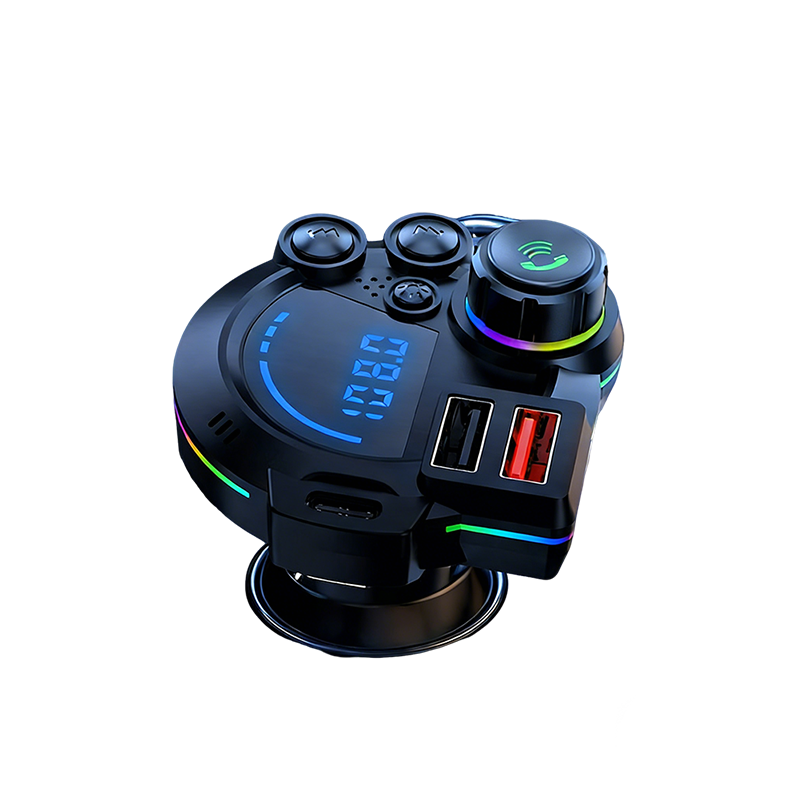 NOW! Universal Dual-Port Car FM Bluetooth Transmitter Wireless Music, Hands-Free Calling & Dual USB Charger