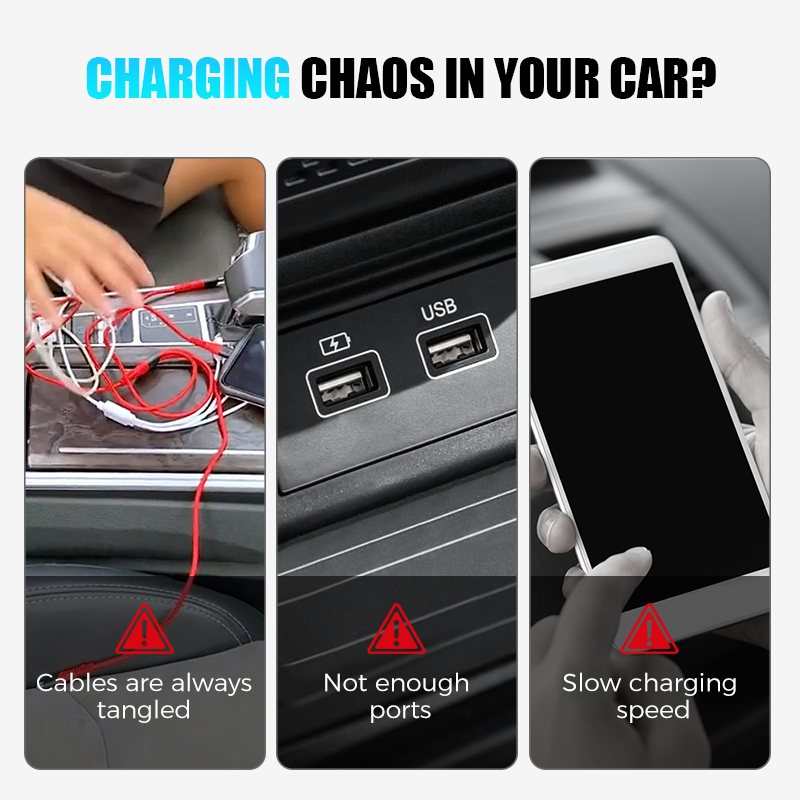 NOW! Universal Dual-Port Car FM Bluetooth Transmitter Wireless Music, Hands-Free Calling & Dual USB Charger