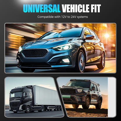 NOW! Universal Dual-Port Car FM Bluetooth Transmitter Wireless Music, Hands-Free Calling & Dual USB Charger