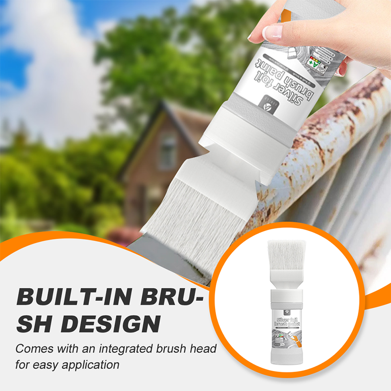 Time-Limited Special Refresh paint surfaces in one simple spray! Water-Based Metallic Silver Paint with Built-in Brush
