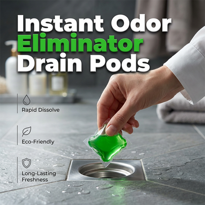 Drain Deodorizer Pods Say goodbye to embarrassing odours