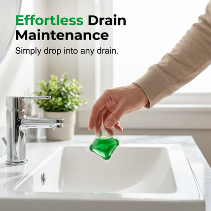 2026! Drain Deodorizer Pods Bio enzyme formula neutralizes smells at the source. Instant fresh scent