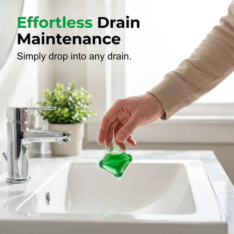 Drain Deodorizer Pods Say goodbye to embarrassing odours