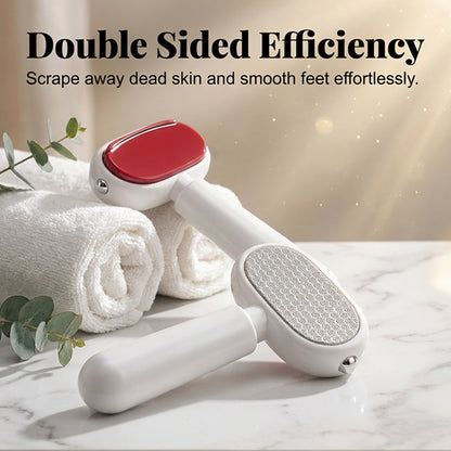 2 in 1 Foot Callus Remover Dual Sided Scraper with Replaceable Stainless Steel Blades
