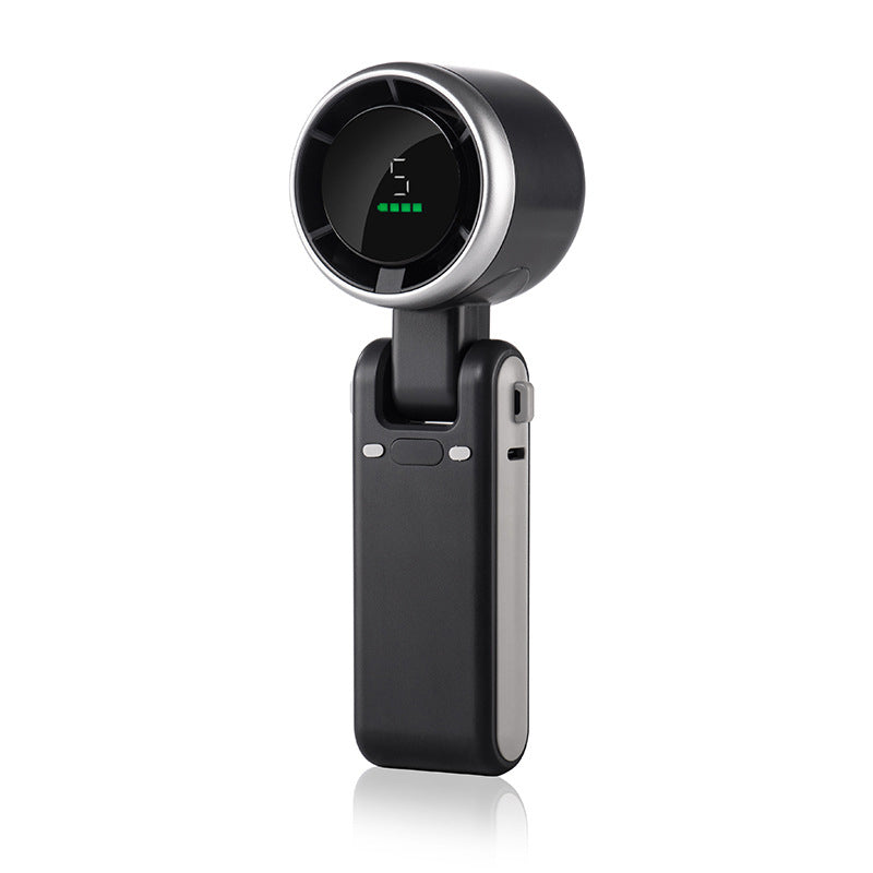5-Speed Foldable Fan Compact, Strong Wind, Rechargeable, On-the-Go Cooling