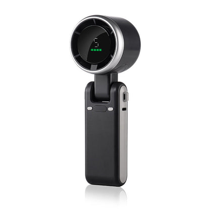 5-Speed Foldable Fan Compact, Strong Wind, Rechargeable, On-the-Go Cooling