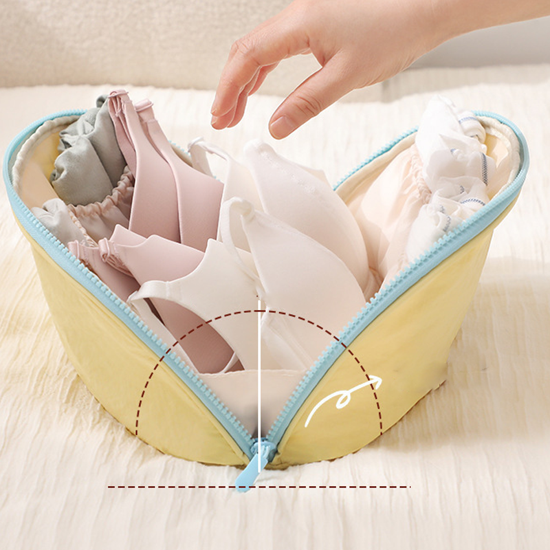 Special Price Portable Underwear Travel Organizer Separate Storage for Bras, Panties & Socks