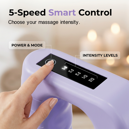 BLACK GONE! ACT FAST 2026 Fascia Ring R10 Cordless Waist & Back Muscle Recovery Massager | Adjustable Fit Up to 55'