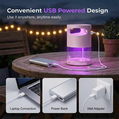 UV Mosquito Killer Lamp quiet, USB, chemical-free.!