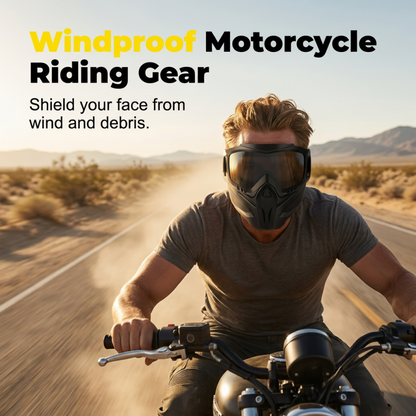 Detachable Full Face Goggle Mask Ultimate Protection & Tactical Style