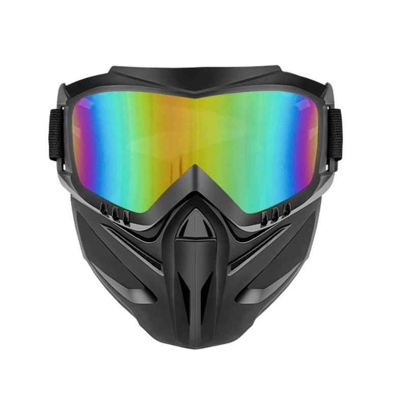 Detachable Full Face Goggle Mask Ultimate Protection & Tactical Style