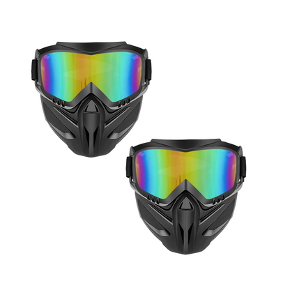Detachable Full Face Goggle Mask Ultimate Protection & Tactical Style