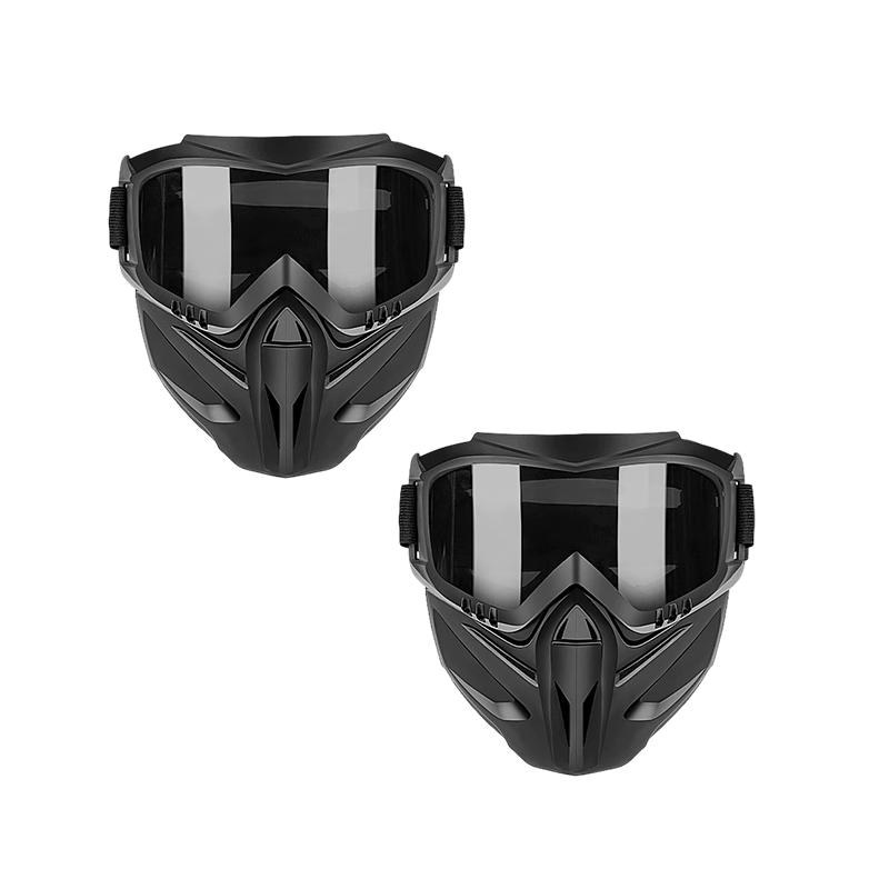 Detachable Full Face Goggle Mask Ultimate Protection & Tactical Style