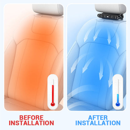 Universal Car Seat Ventilation Fan - Backseat Cooler for Summer Driving