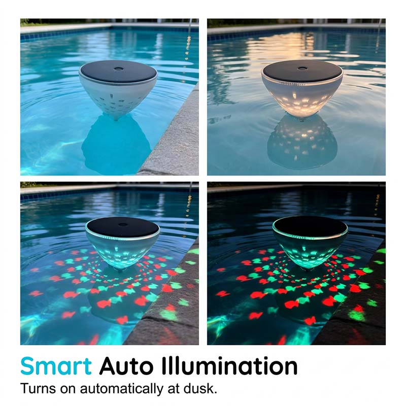 Solar Fish Projection Pool Light