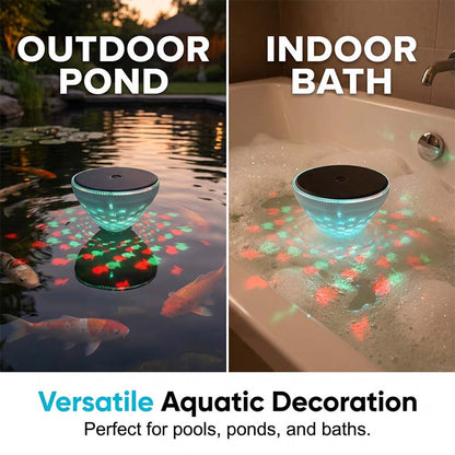 Solar Fish Projection Pool Light