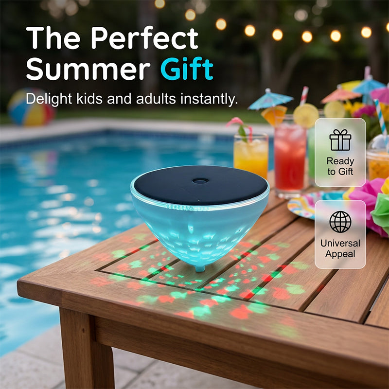 Solar Fish Projection Pool Light