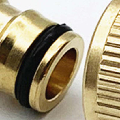 3/4" Brass Quick Connect Fitting Rust-Proof, Leak-Free, Universal