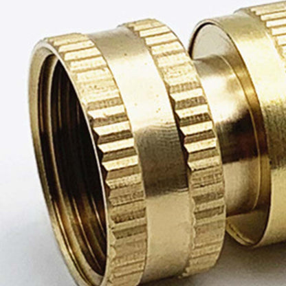 3/4" Brass Quick Connect Fitting Rust-Proof, Leak-Free, Universal