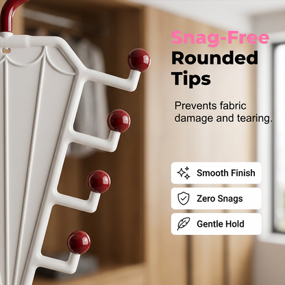Double-Sided V-Shaped Hanger Rack