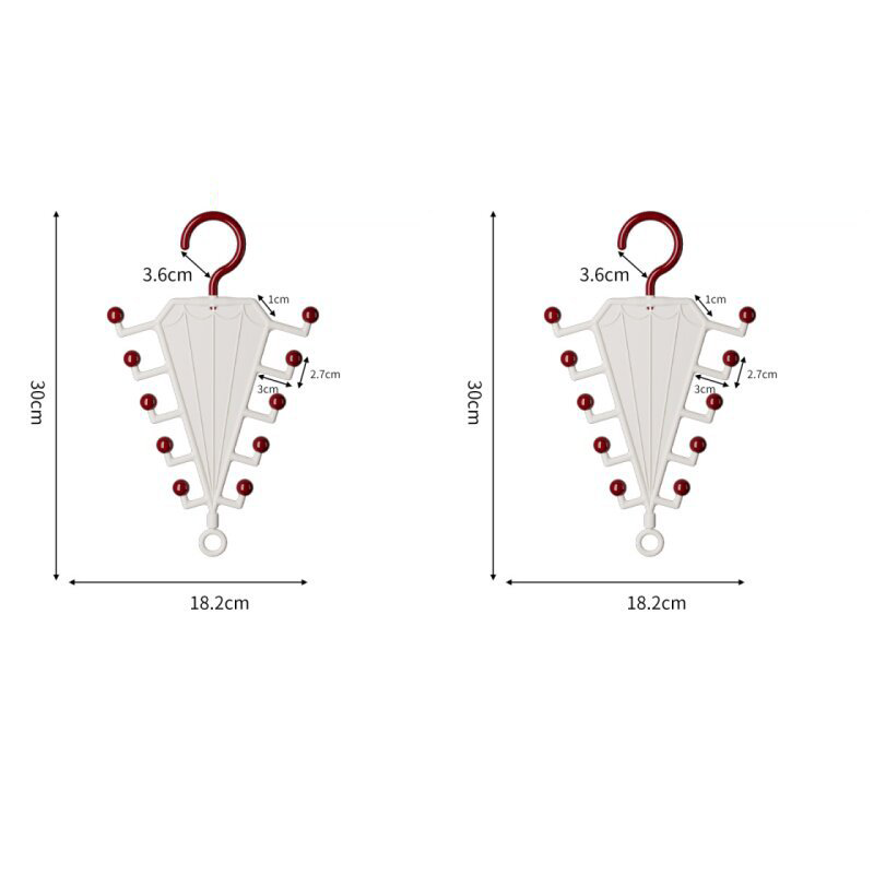 Double-Sided V-Shaped Hanger Rack