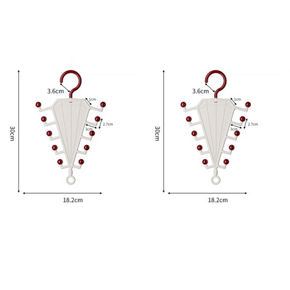 Double-Sided V-Shaped Hanger Rack