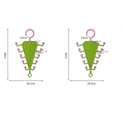 Double-Sided V-Shaped Hanger Rack