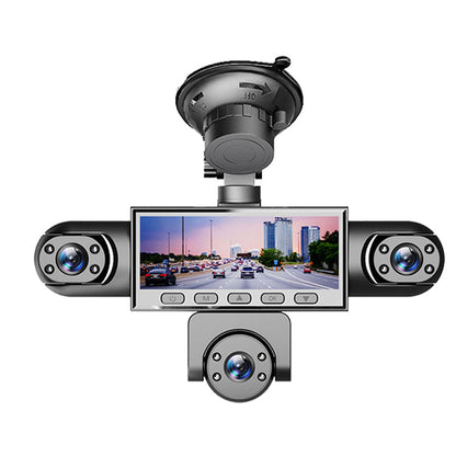 2026! 5 Lens Panoramic Dash Cam Front, sides