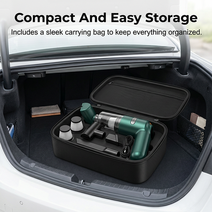 Cordless car vacuum 10000Pa suction, lightweight, long battery life!