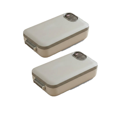 RECHARGEABLE Portable electric lunch box with self-heating