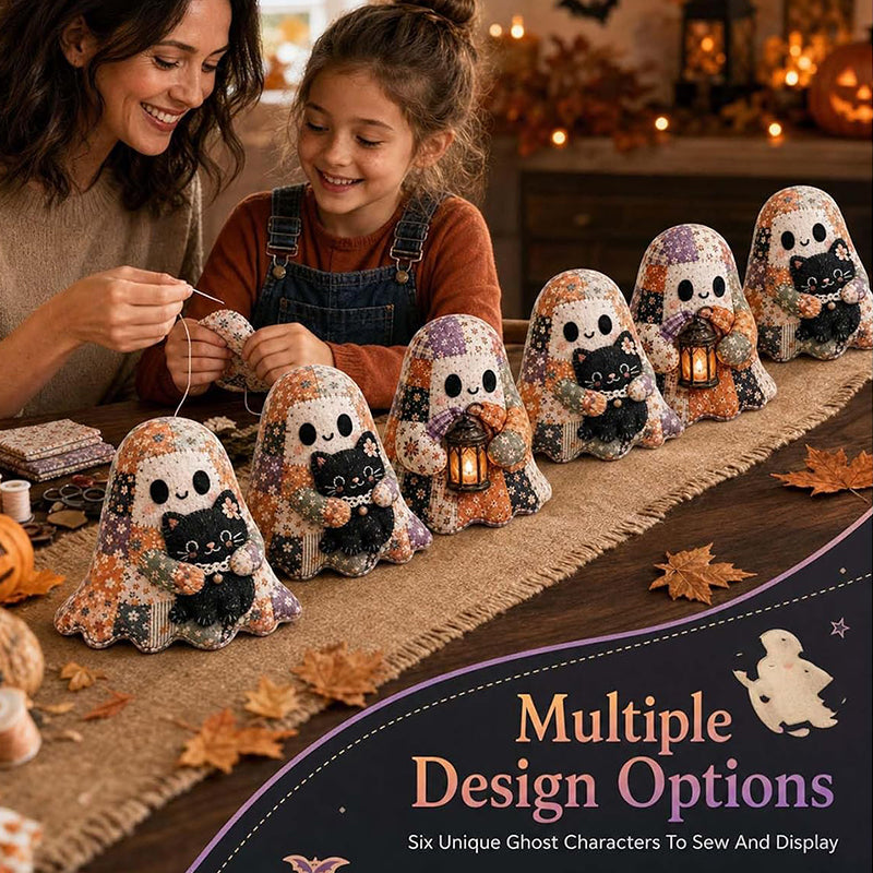 Little Ghost's Cozy Halloween DIY Patchwork Kit
