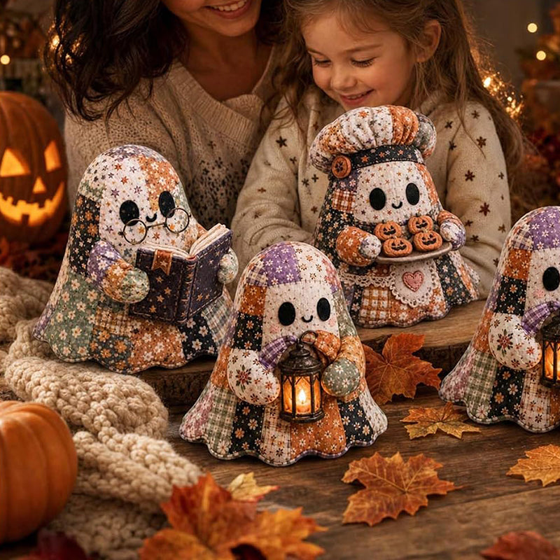 Little Ghost's Cozy Halloween DIY Patchwork Kit