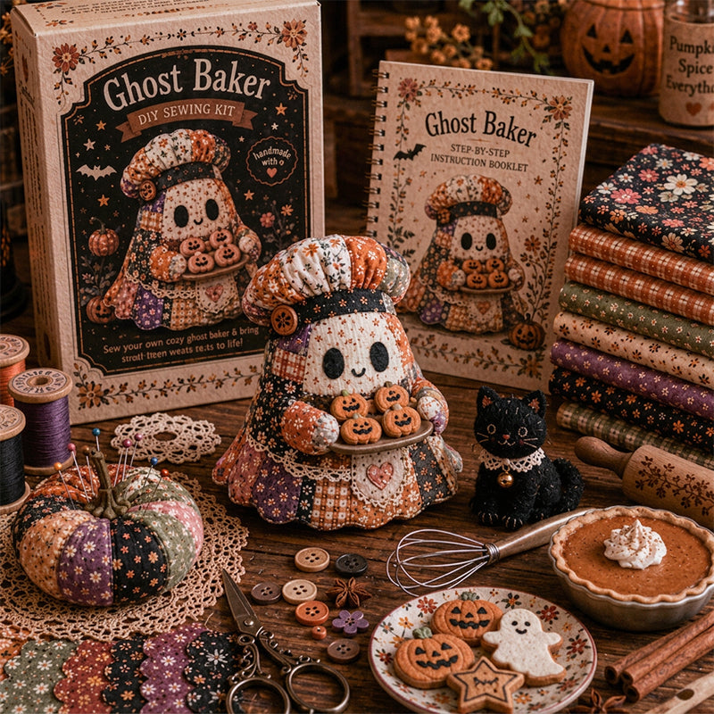 Little Ghost's Cozy Halloween DIY Patchwork Kit
