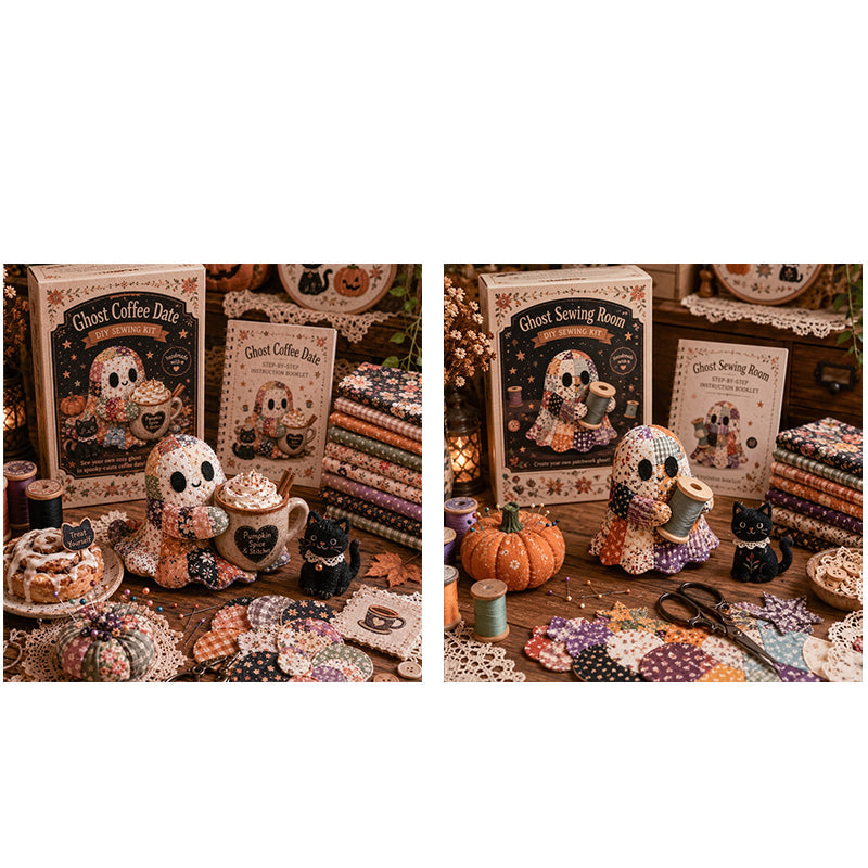 Little Ghost's Cozy Halloween DIY Patchwork Kit