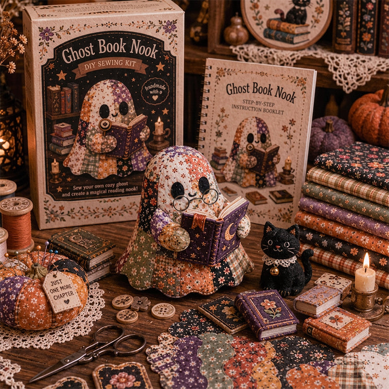 Little Ghost's Cozy Halloween DIY Patchwork Kit