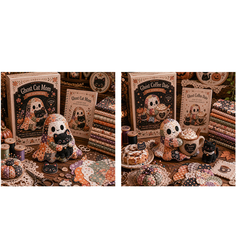 Little Ghost's Cozy Halloween DIY Patchwork Kit