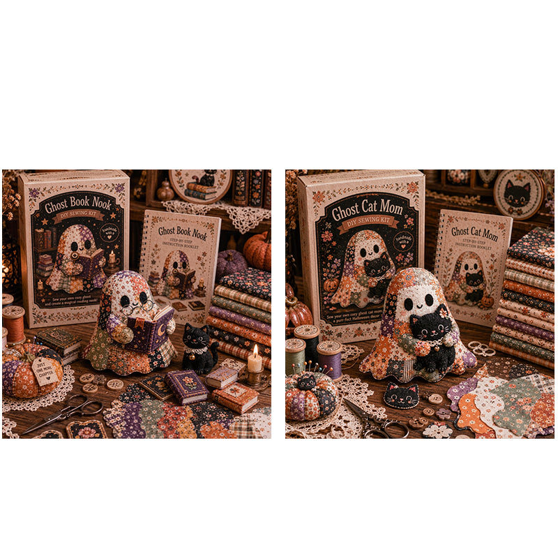Little Ghost's Cozy Halloween DIY Patchwork Kit