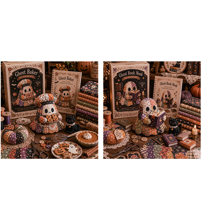 Little Ghost's Cozy Halloween DIY Patchwork Kit