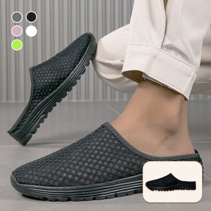 Breathable Mesh Comfort Slippers Lightweight, Casual Slip-On Shoes for Everyday Wear