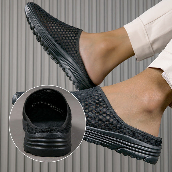 Breathable Mesh Comfort Slippers Lightweight, Casual Slip-On Shoes for Everyday Wear