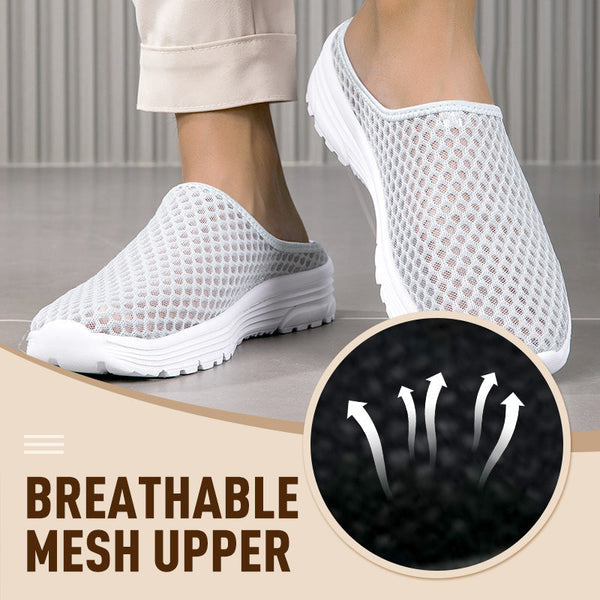 Breathable Mesh Comfort Slippers Lightweight, Casual Slip-On Shoes for Everyday Wear