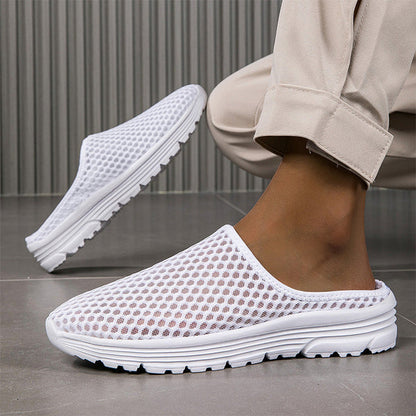 Breathable Mesh Comfort Slippers Lightweight, Casual Slip-On Shoes for Everyday Wear