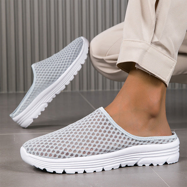 Breathable Mesh Comfort Slippers Lightweight, Casual Slip-On Shoes for Everyday Wear