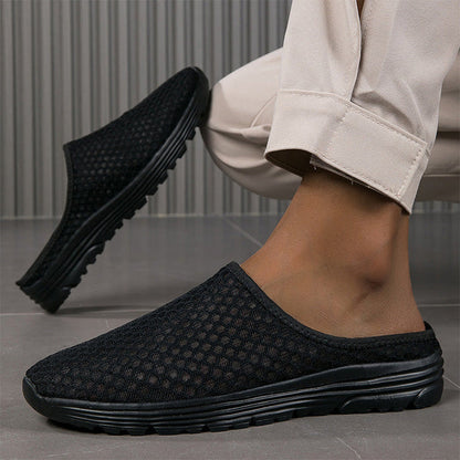 Breathable Mesh Comfort Slippers Lightweight, Casual Slip-On Shoes for Everyday Wear