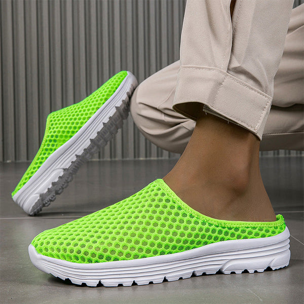 Breathable Mesh Comfort Slippers Lightweight, Casual Slip-On Shoes for Everyday Wear