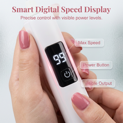 Professional Electric Nail Drill Machine, Portable Electric Nail Polisher with 4 Nail Drill Bits